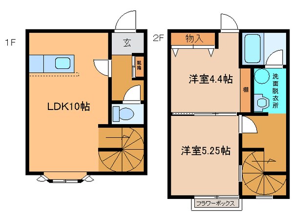 ヴィラピェンツアの物件間取画像